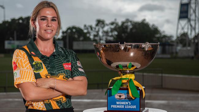 Jemma Iacono ahead of the 2023-24 NTFL grand final. Picture: Pema Tamang Pakhrin