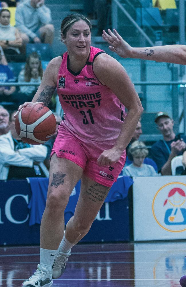 USC Rip City women's basketball player Ashley Harris will be a key reason for her team’s success in the 2022 NBL1 North competition. Picture: Jack Riddiford.