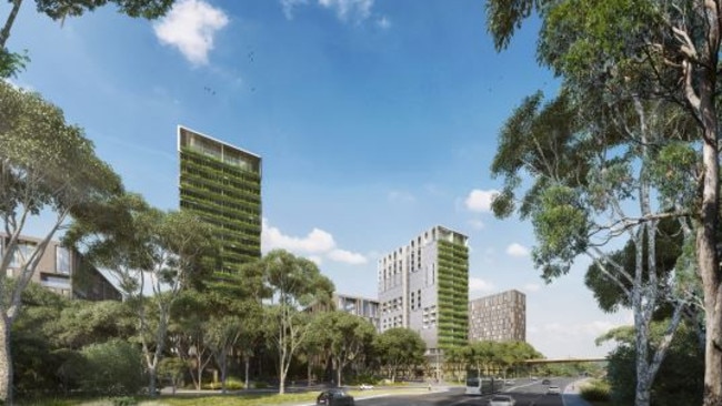 An artists impression of a proposed development in Frenchs Forest.