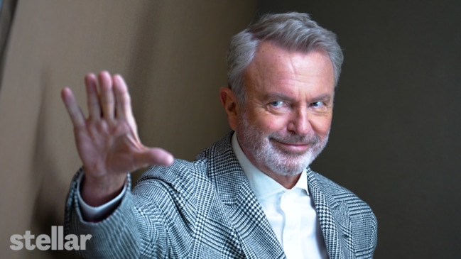 Behind the scenes on Sam Neill's exclusive cover shoot with Stellar