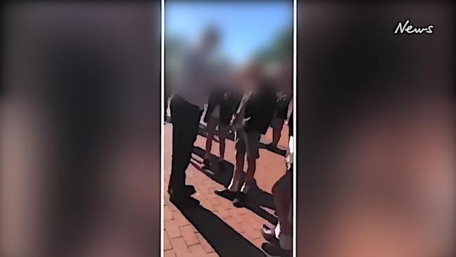 Phone footage captures hair-cutting incident