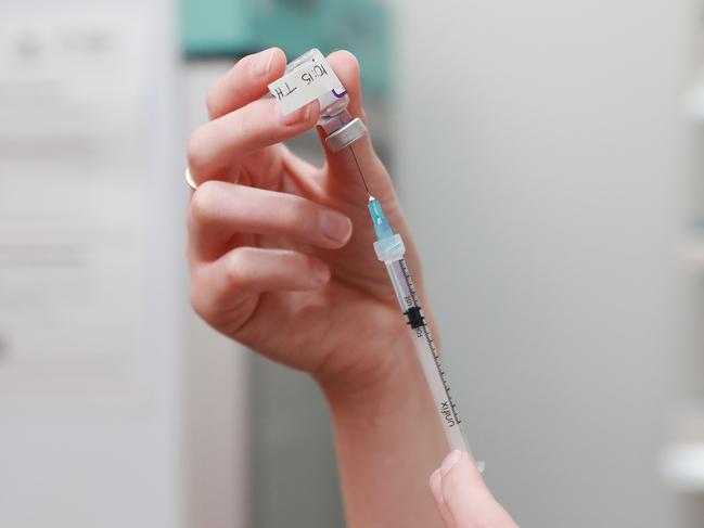 James Cook University has partnered with the Pharmacy Guild of Australia to permit pharmacy students to administer Covid-19 coronavirus vaccinations. Picture: Brendan Radke