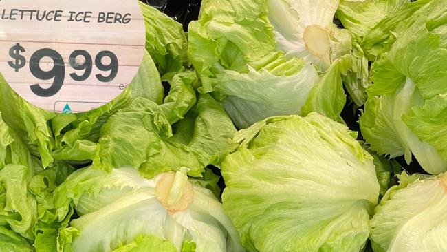 Lettuce costs have skyrocketed in recent months off the back of the Queensland floods.