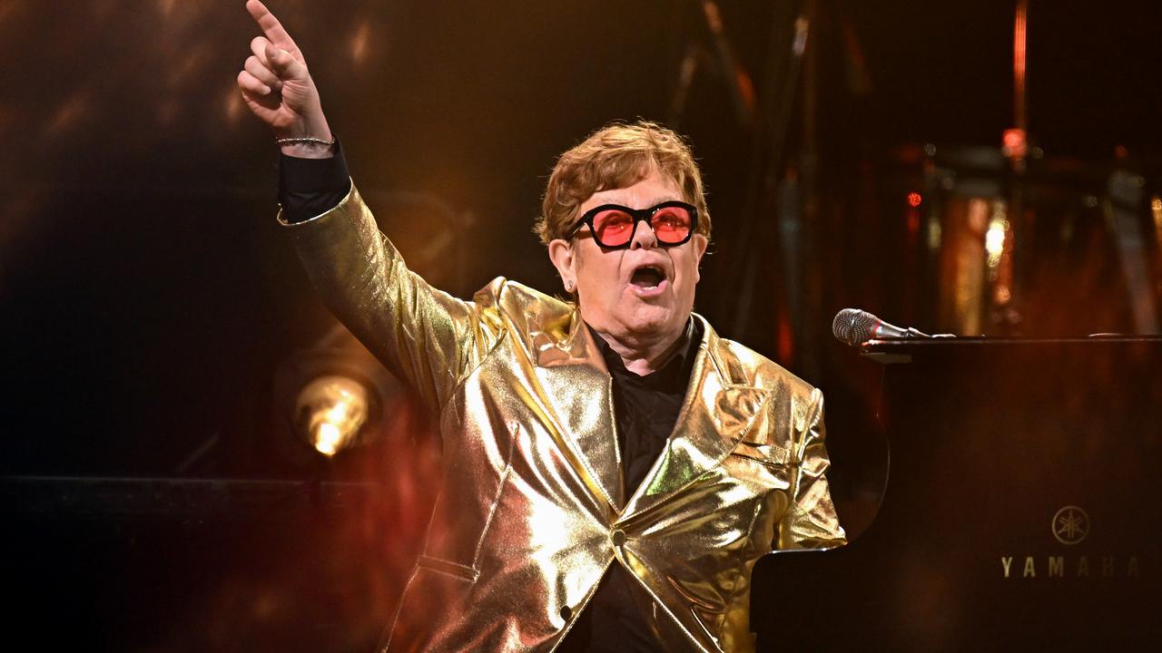 Earlier this year, John played his final-ever shows in Australia. Picture: Leon Neal/Getty