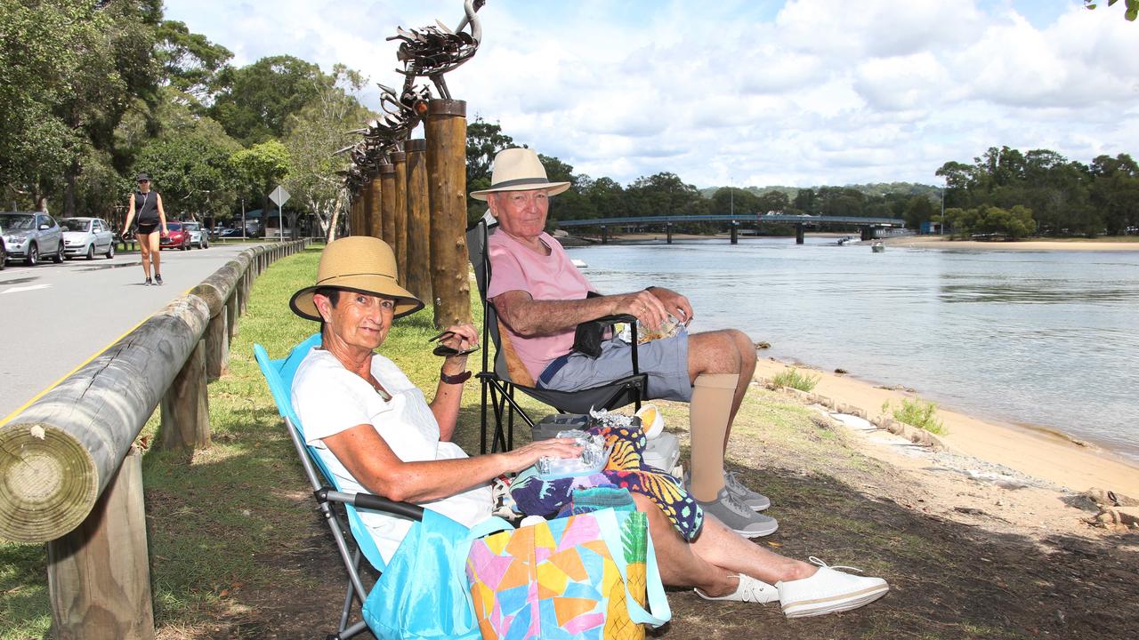 Ann and Michael Melia from the Hunter Valley.. Picture Glenn Hampson