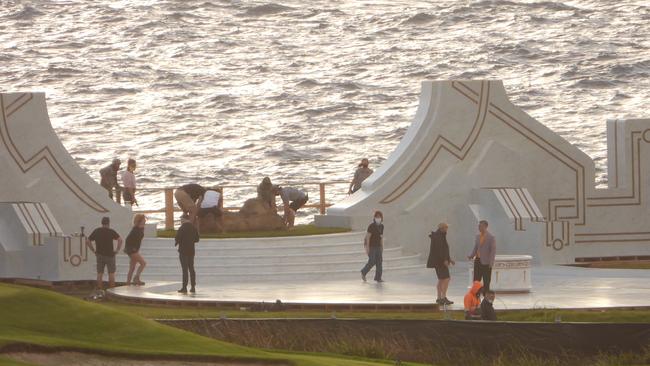 Little Bay is the third Sydney location to host filming of the upcoming blockbuster. Picture: John Grainger