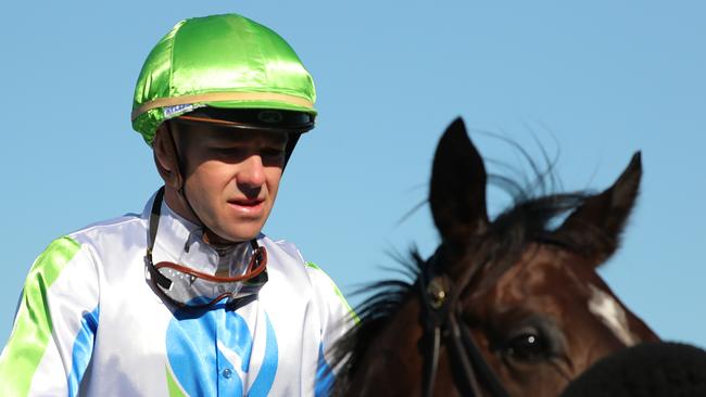 Jockey Keagan Latham is out to build on his premiership lead at Kembla. Picture: Getty Images