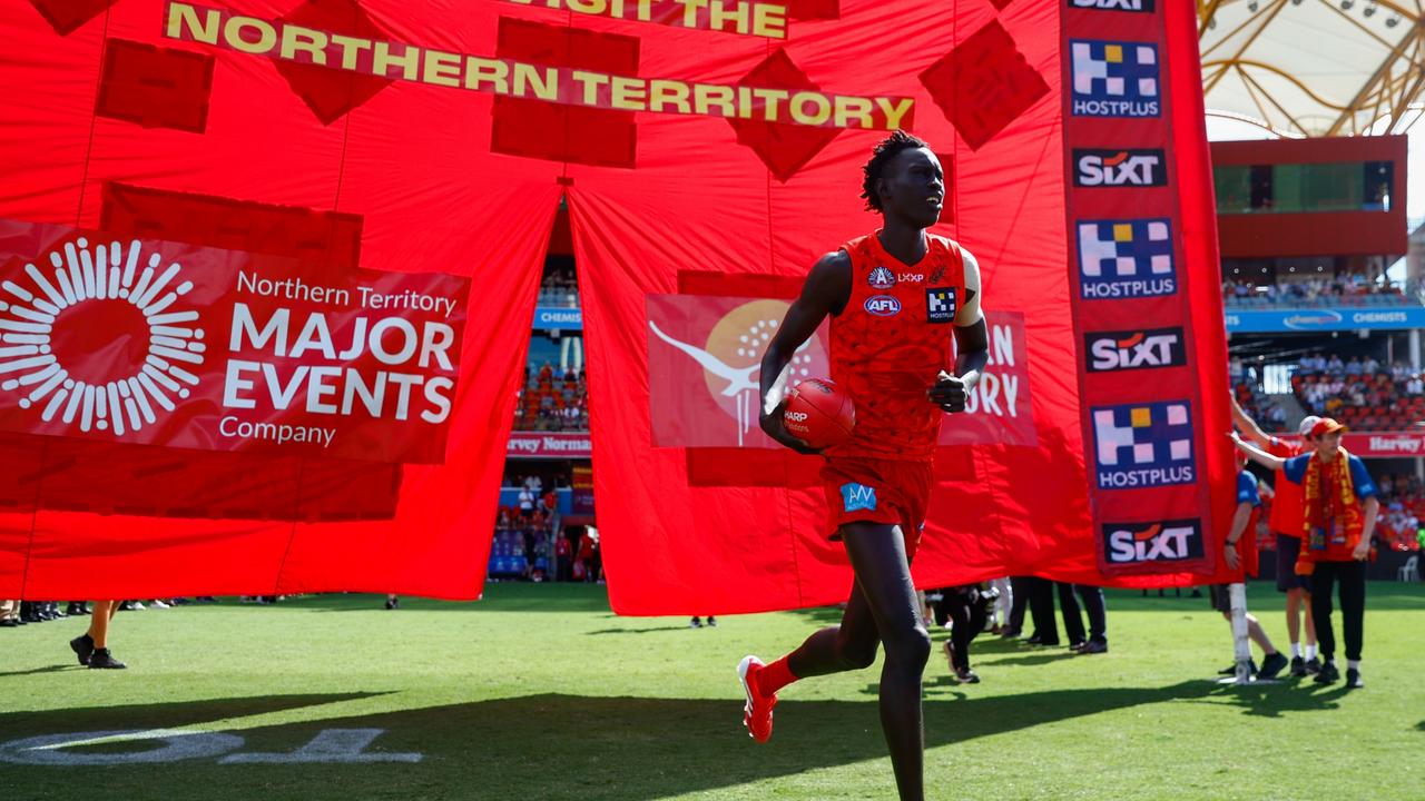 Mac Andrew enjoys being in the spotlight. Picture: Getty Images