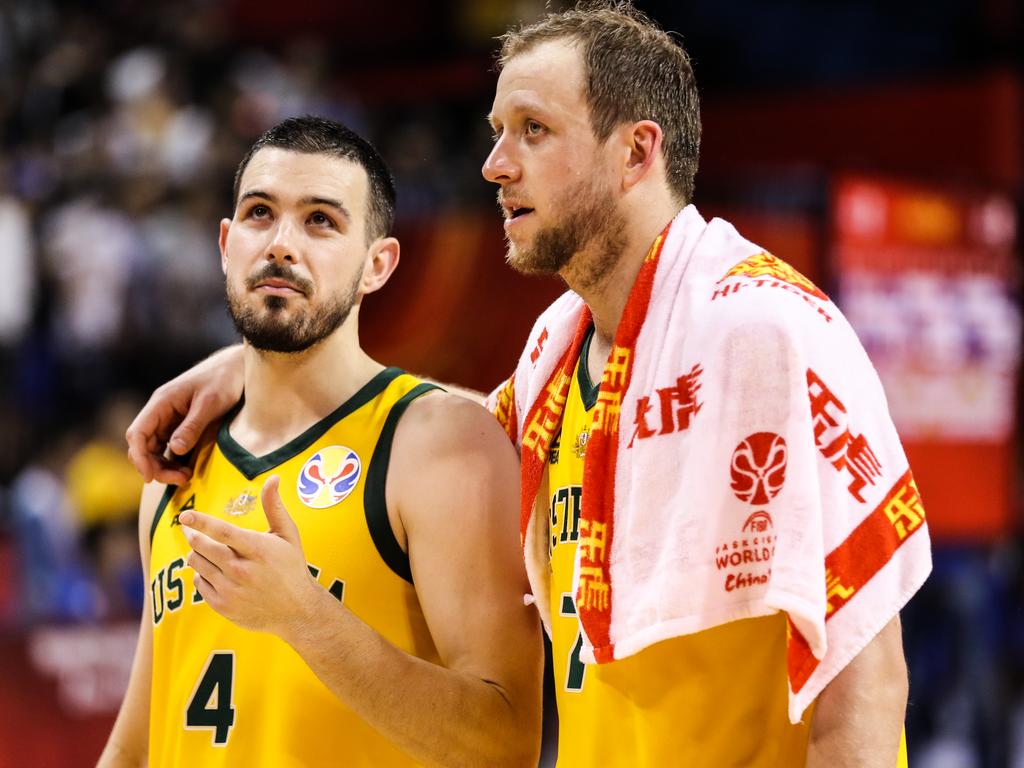 They might be Boomers together but United’s gym is Chris Goulding’s domain. Picture: Getty Images