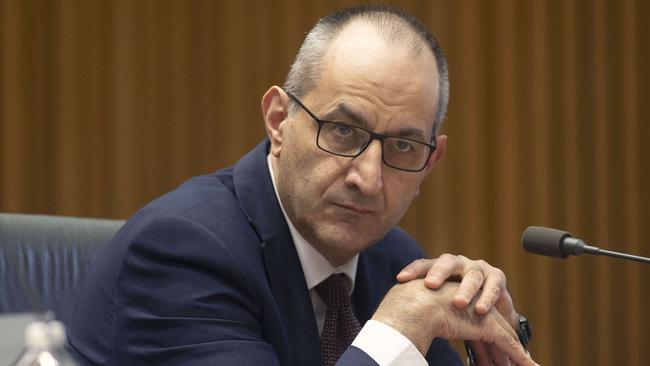 Michael Pezzullo, Secretary of the Department of Home Affairs, has warned of potential war with China. Picture: NCA NewsWire / Gary Ramage