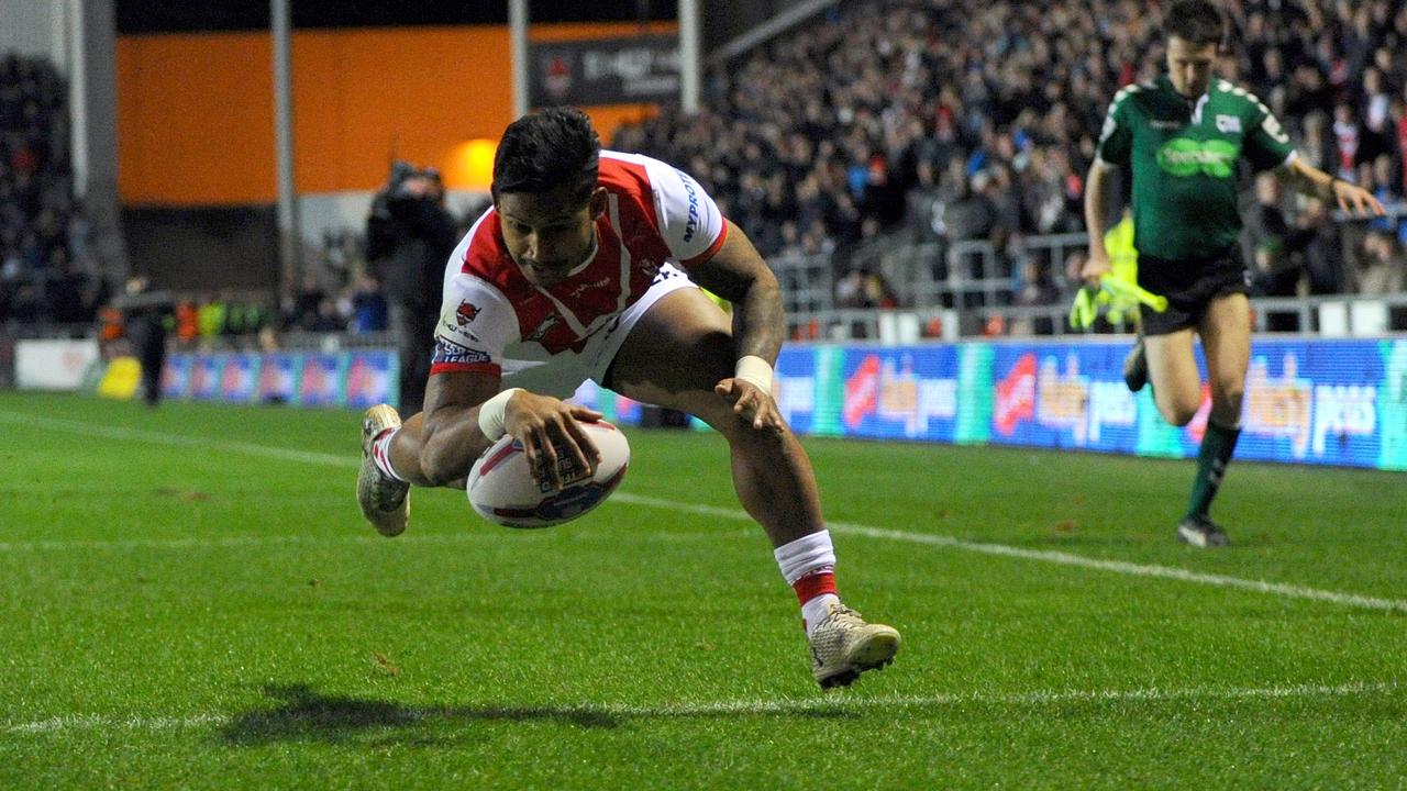 Ben Barba has been in scintillating form for St Helens in the Super League. (Photo by Nathan Stirk/Getty Images)