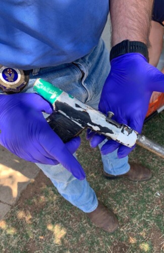 Seized guns. Photo: NSW Police