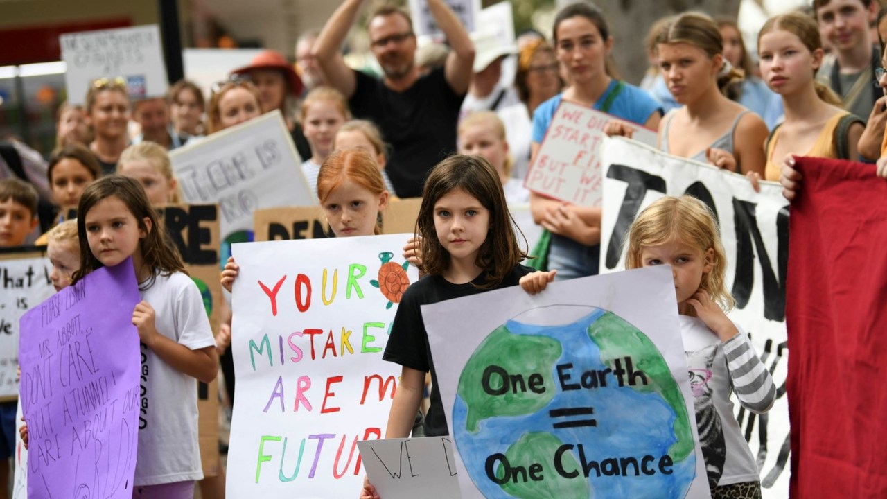 'Eco-anxiety' growing among climate kids