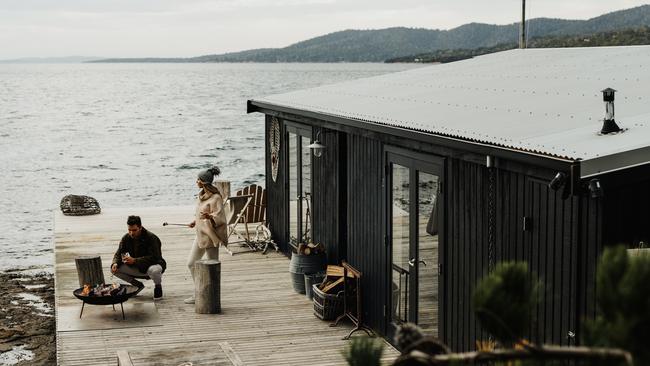 Satellite Island is a small, privately-owned island in the D'Entrecasteaux Channel which can be hired out for exclusive use. Tasmania Credit: Adam Gibson