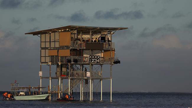 A general view of the Judges tower. Photo by Sean M. Haffey/Getty Images.