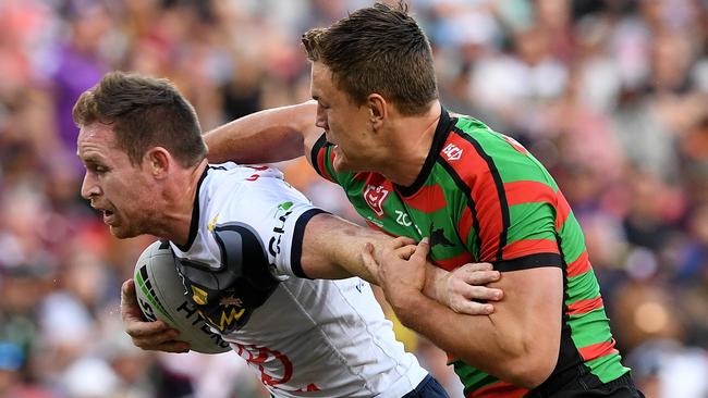 Michael Morgan and the Cowboys were taught a lesson by South Sydney. Picture: AAP