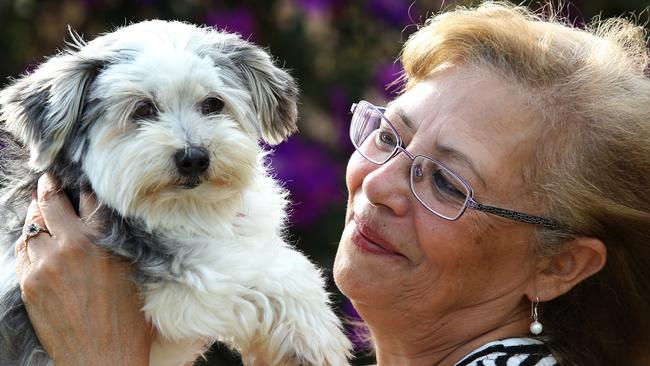 Mrs Savannah is delighted Charlie is back with her. Picture: Carmela Roche