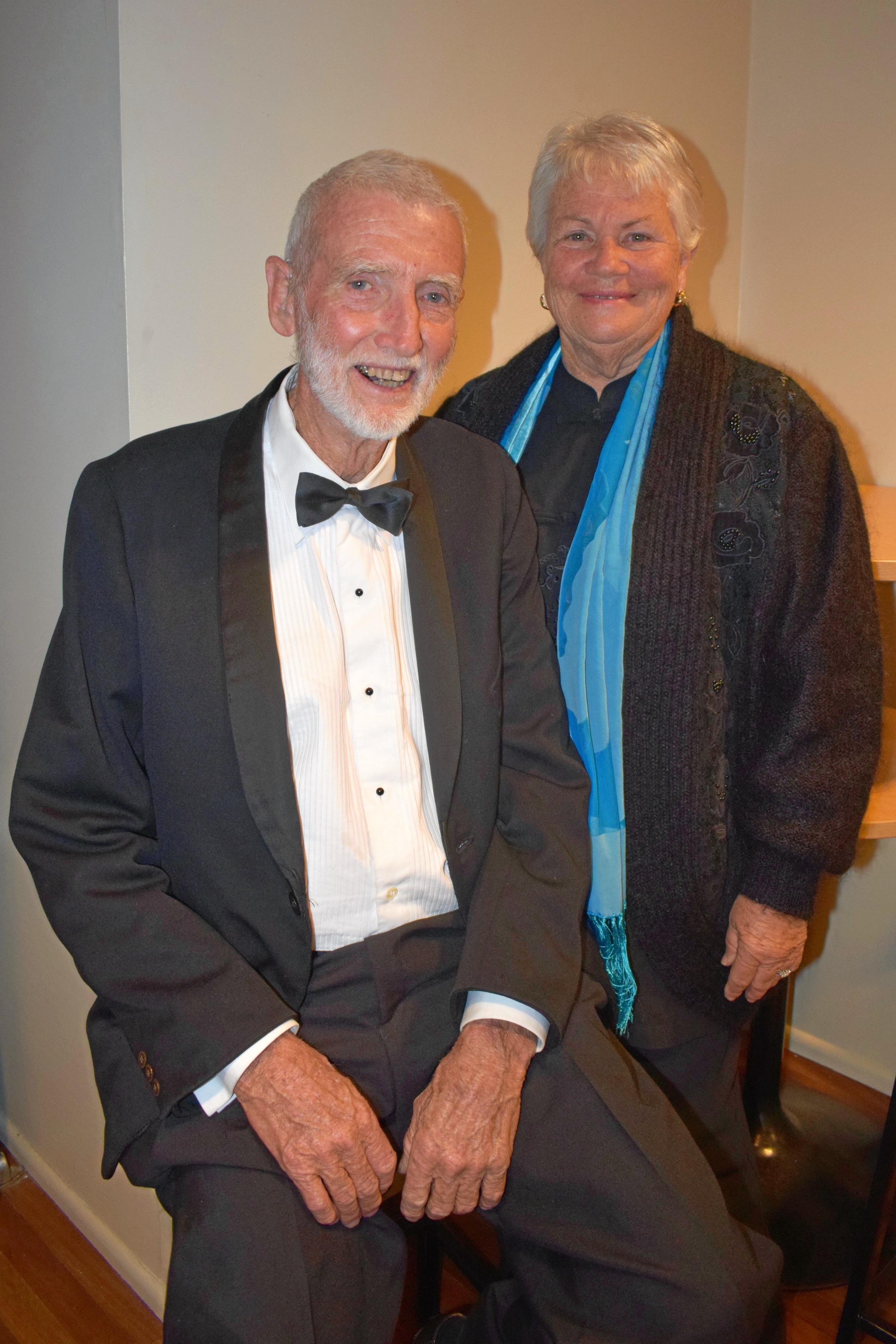 Tedd and Ann Gibbons at the Murilla Masonic Lodge 100th Birthday banquet. Picture: Kate McCormack