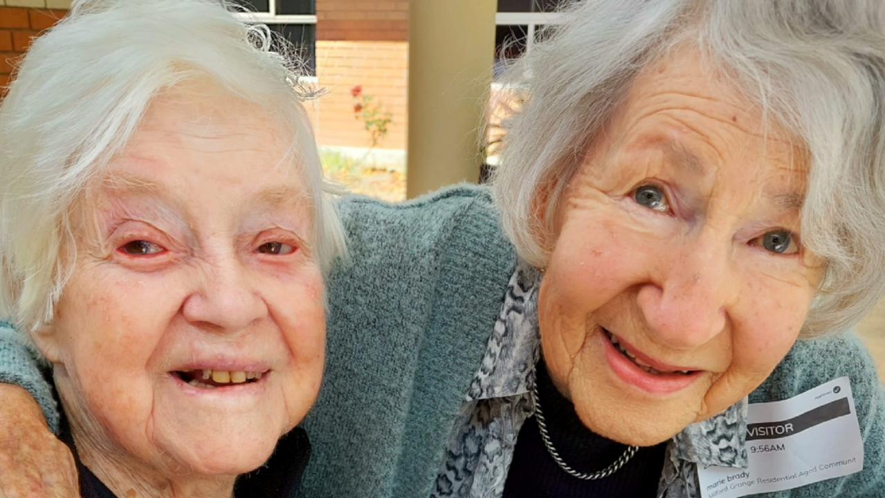 Olive lives in the Milford Grange aged care facility in Eastern Heights and Marie lives in Toowoomba.