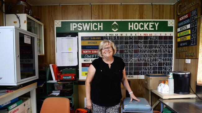 Ipswich Hockey Association president Margret Mantell.Photo: Rob Williams