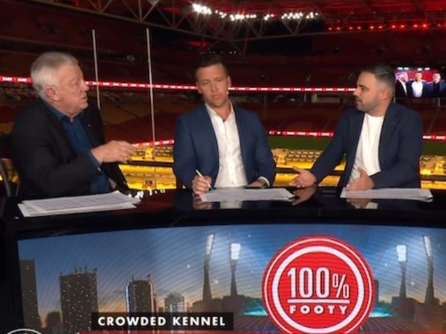 Phil Gould and Michael Chammas clash on 100% Footy.