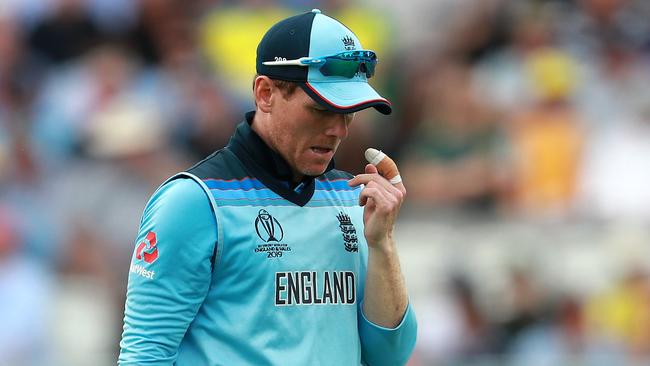 Eoin Morgan has taken aim at the pitches England has played on this World Cup campaign. Picture: Getty Images