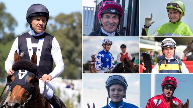 Jockeys Ryan Maloney, Ben Thompson, Baylee Nothdurft, Robbie Fradd, Justin Huxtable, Stephanie Thornton and Micheal Hellyer will all compete at the 2021 Caloundra Cup race day at the Sunshine Coast Turf Club.