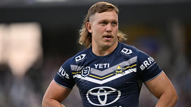 The Cowboys have locked in one of their most important players with Reuben Cotter agreeing to stay in Townsville until 2028. Picture: NRL Photos