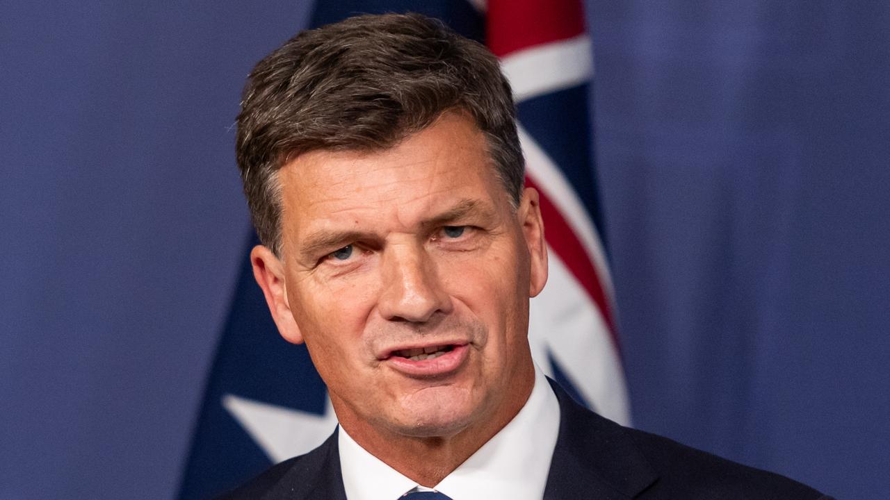 Shadow Treasurer Angus Taylor. Picture: NewsWire / Monique Harmer