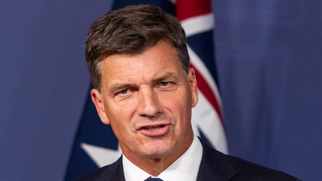 Shadow Treasurer Angus Taylor. Picture: NewsWire / Monique Harmer