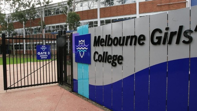 Melbourne Girls' College. Picture: News Corp Australia