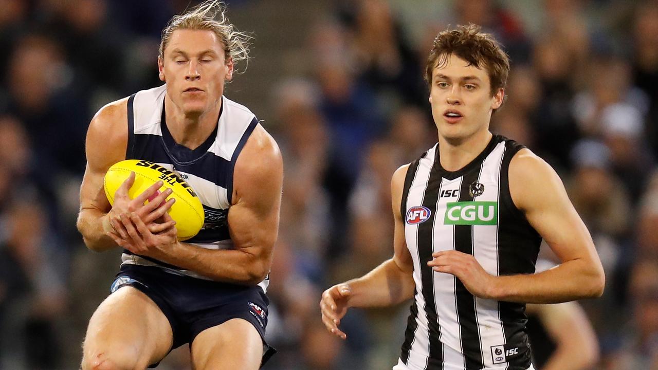 Geelong and Collingwood will travel to Perth after Round 6, and play each other while quarantining in Round 7. (Photo by Michael Willson/AFL Photos via Getty Images)
