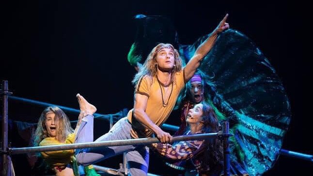 HAIR RAISING: Matthew Manahan in the role of Claude in Sydney Opera House's 2019 production of Hair