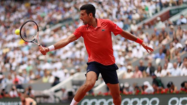 It was Djokovic’s seventh French Open final. Picture: Julian Finney/Getty Images