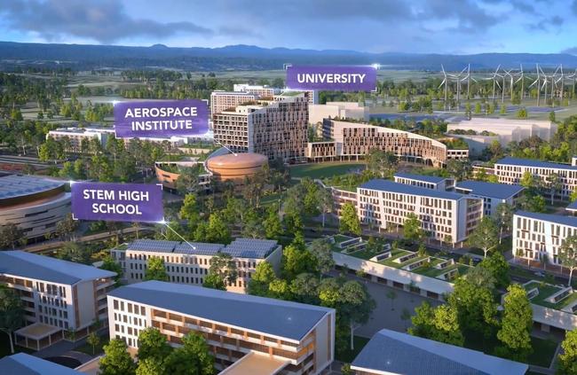 The aerotropolis is proposed to deliver world class education facilities.