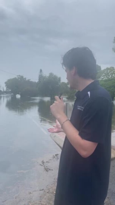 Hervey Bay smashed by flood water