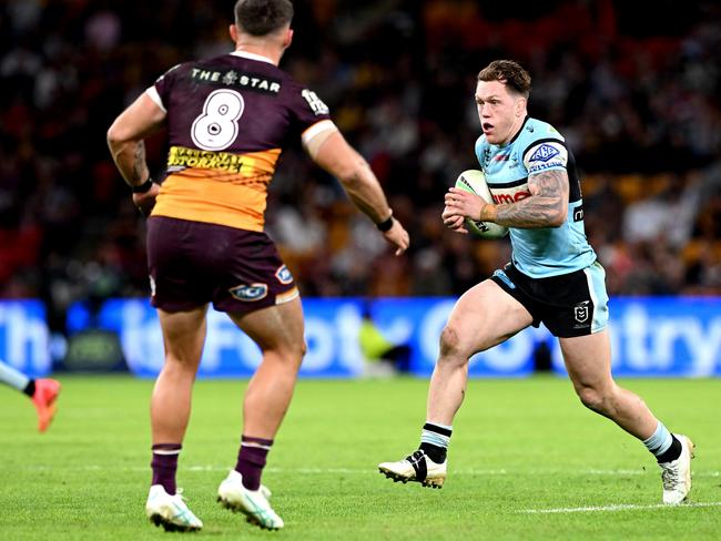 Cameron McInnes was enormous for the Sharks on the back of Origin duties. Picture: Bradley Kanaris/Getty Images