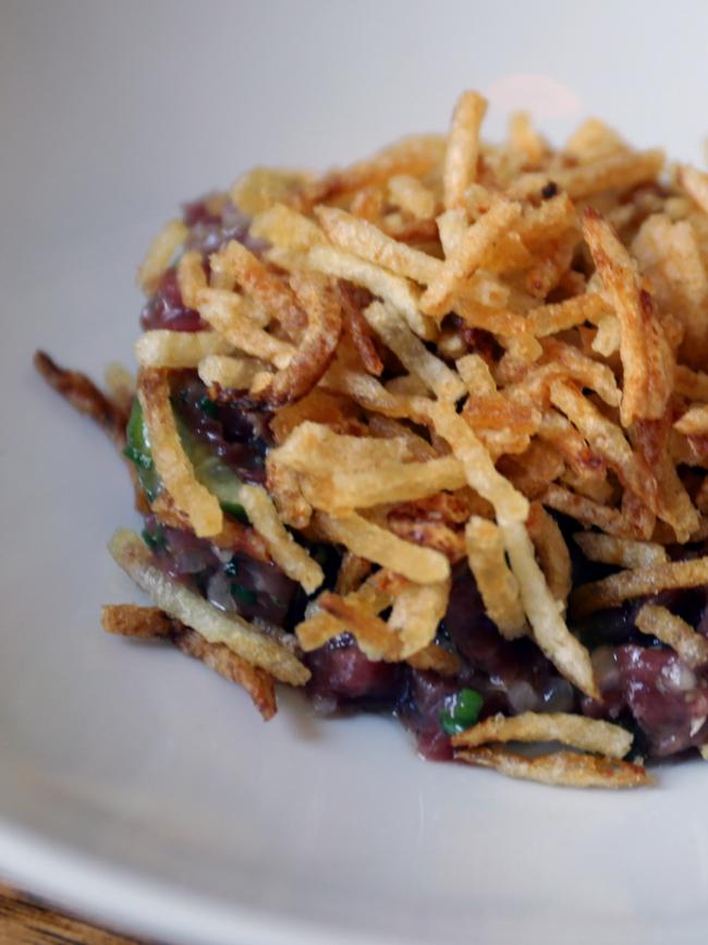 Arthur’s Kangaroo tartare. Picture: Jenifer Jagielski