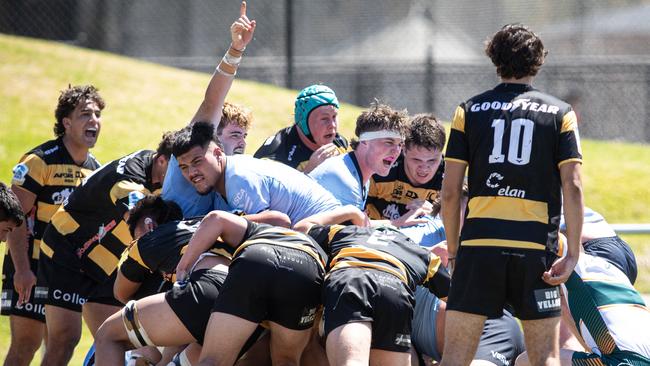 The Force on the move in the Super Rugby U19s match.