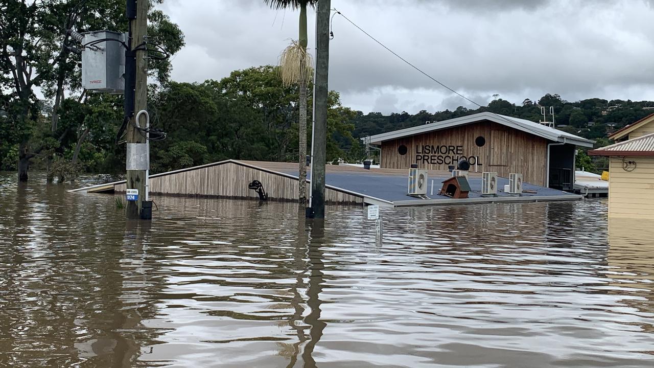 The flooding in Lismore was unprecedented. Picture: Stuart Cumming