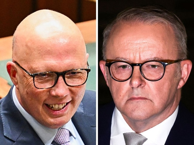 Dutton and Albanese. Picture: Supplied