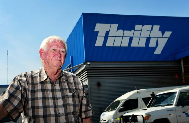 Thrifty Car Rental in Stuart Park general manager Brian Measey has not responded to the NT News about an email sent to staff about speaking English. Picture: Justin Kennedy
