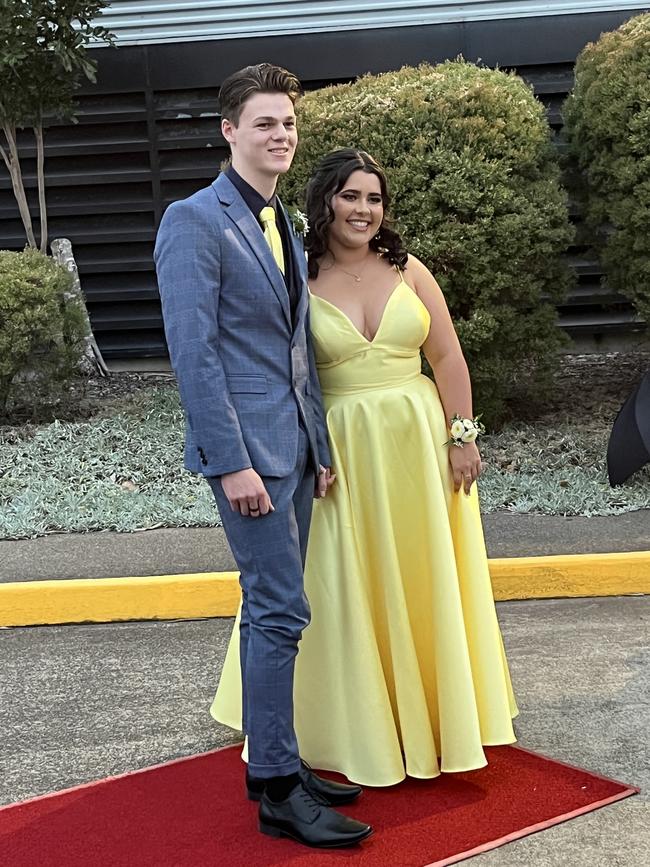 The students of St Mary's College celebrate their formal at the Brolga Theatre on Friday.