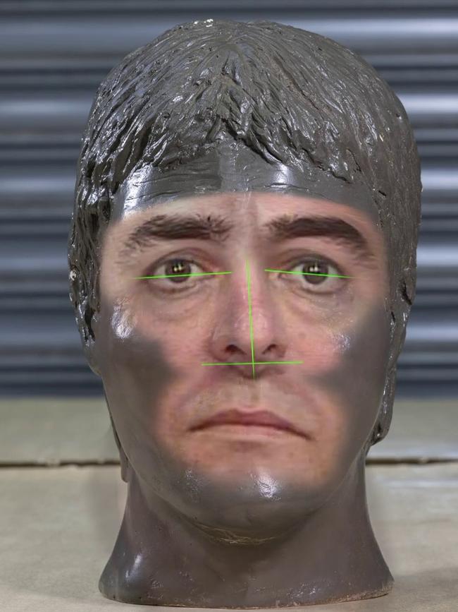 Police create a digital reconstruction of a beheaded man in 1997. Picture: NSW Police