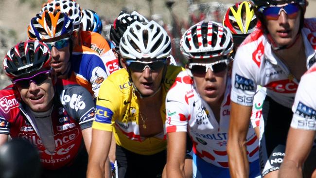 Cadel Evans, left, is Australia’s only Tour de France winner.