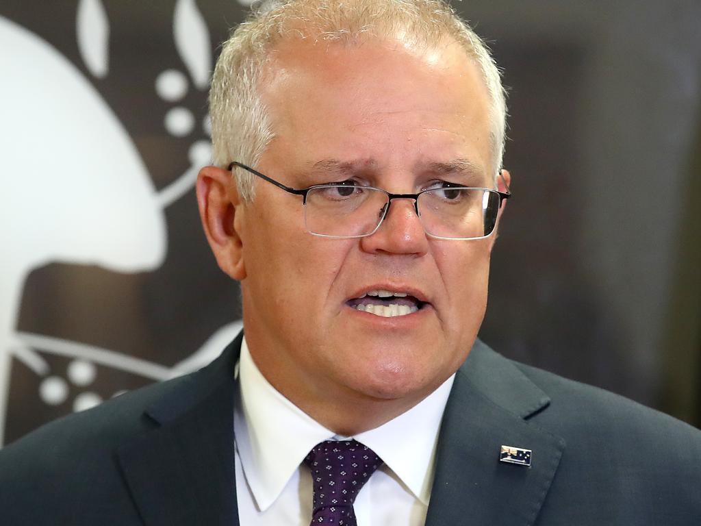 Prime Minister Scott Morrison says he will not implement at ‘no jab, no job’ policy. Picture: NCA NewsWire / Jono Searle