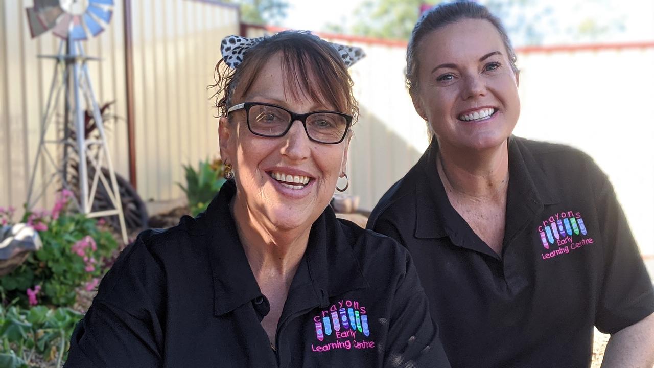 Crayons Early Learning Centre Director Sandra Christensen and Owner Anjela Egan.