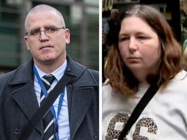 Composite image of Detective leading Senior Constable Stephen Eppingstall and Erin Patterson. Picture: Composite NewsWire/ Supplied.