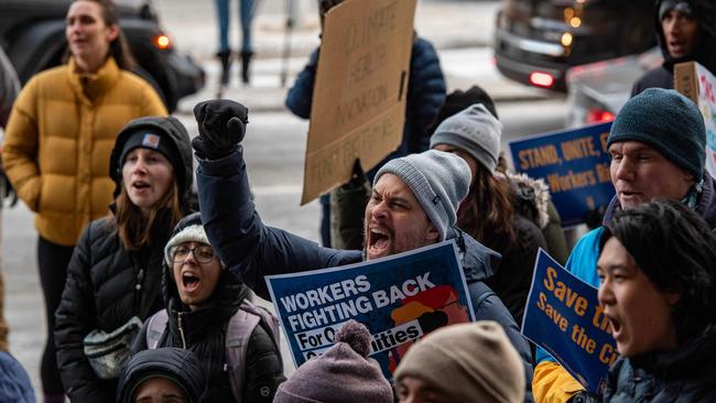 Mr Trump’s move is meeting resistance. Picture: Joseph Prezioso/AFP