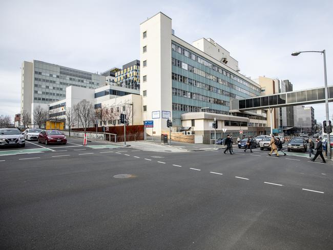 Skylah-Lee was rushed to the Royal Hobart Hospital where she later died from her injuries. Picture Eddie Safarik